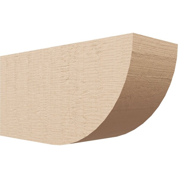 Ekena Millwork 6in. W x 8in. H x 16in. L Durham Woodgrain TimberThane Rafter Tail, Primed Tan RFTUR06X08X16DURRCPR - main